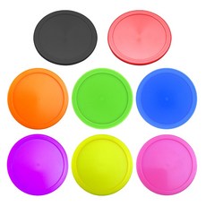 8Pcs 홈 에어 하키 퍽 플레이룸 게임 테이블용 플라스틱 하키 퍽, 8개