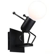 LED 유리 전등 갓 E27 나무 벽 램프 침실 머리맡 홈 거실 복도 발코니 조명기구, B, Warm light