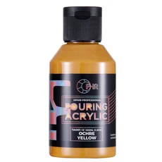 막붓 아크릴 푸어링 페인트 수성 고유량 아트 공급 36 가지 색상 100ml/병, 12 OCHRE YELLOW, 1개