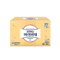 크리넥스 마이비데 키즈 휴대용 10매 X 15개입 (화장실용 비데물티슈) 1EA, 15개