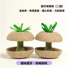 磨牙蘋果核 趣味磨牙 耐啃耐咬, 依包裝, 1個