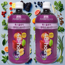 ABC쥬스 푸룬주스 48시간 톡스올로지 클렌즈, 1L