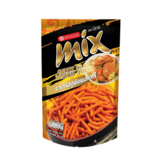 VFOODS MIX脆條 泰國忍味條 咖哩蟹味 酥脆涮嘴 泰式風味, 60 公克, 1包