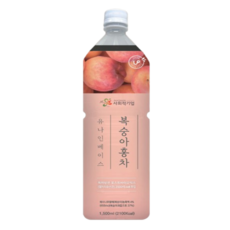 유나인베이스 복숭아홍차 1.5L 원액 농축액 엑기스 음료