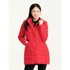 디즈니골프 여성 후드 구스 다운 롱 하프 패딩 DJ4LJP031 2478877