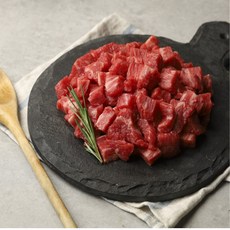 경주천년한우 1등급 한우 소고기 국거리 냉장, 300g, 1개