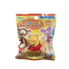 玩具總動員泡澡球，內含可愛卡通公仔，兒童泡澡趣味體驗, 維尼, 1個