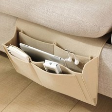 펠트 침대 옆 보관 책상 가방 소파 TV 측면 걸이 파우치 정리함 거치대 포켓
