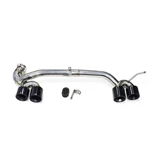 BMW F30 2013-2016용 HhmDual 머플러 팁 M3 스타일 쿼드 배기 파이프 노즐, 02 318i Black