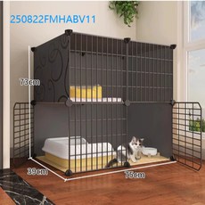 貓籠子 猫别墅 带猫砂盆厕所一体 家用室內二層別墅 猫咪笼子 超大自由空間 貓櫃 加粗加固, 2層75*39*73特惠款, 1個