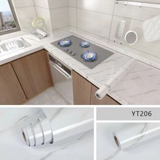 40cm 주방 자체 접착 벽 접착제 벽지 대리석 패턴 Pvc 홈 장식 오일 방지 방수 럭셔리 홈 장식, 03 40cmX3m, [03] 4