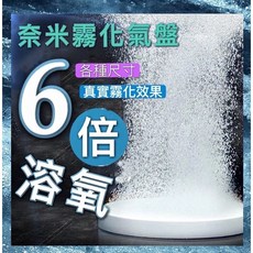甫河水族企業 金屬嘴奈米氣盤，細膩氣泡增加溶氧，適用於各種水族箱, 1個, 奈米氣盤,10公分金屬嘴氣盤