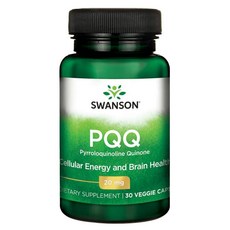 Swanson 斯旺森 PQQ素食膠囊 20mg, 30顆, 1罐