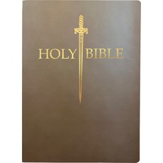 (영문도서) KJV Sword Bible Large Print Coffee Ultrasoft: (Red Letter Brown 1611 Version) Imitation Leather, Whitaker House, English, 9798887692043