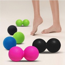 싱글 마사지볼 땅콩볼 라크로스볼 스트레칭볼 셀프마사지볼, 1개, 1-3) 싱글 마사지볼(그린)