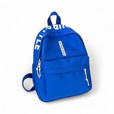 兒童時尚藍色背包 輕巧耐用 舒適減壓 學生書包
