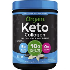 Orgain 生酮膠原蛋白 香草豆口味, 1個, 399.7克, 399.7克