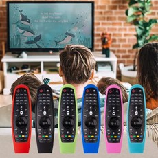 LG 스마트 TV용 소프트 실리콘 리모컨 케이스 매직 AN-MR650A600 20GA 19BA 교체 액세서리, 01 18.3x5.5x3cm, 02 green