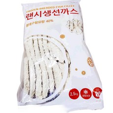랜시푸드 생선 까스 50g 50개 2.5kg 분식, 1개