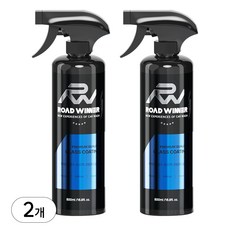 로드위너 차량용 발수 유리막 코팅제 습식, 500ml, 2개