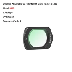 스몰리그 마그네틱 CPL/UV 필터 1/4 효과 블랙 미스트/광공해 감소 ND2-ND32 DJI 오즈모 포켓 3용, 05 5830, 01 China Mainland