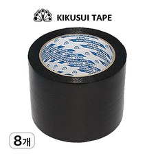 키쿠스이(일본산) 초강력 농사용 차양막 차광막 천막 멀칭 보수용 테이프 비닐하우스 보수용 테이프 80mmX20m (차양막 차광막 천막 멀칭 보수 전용), 8개