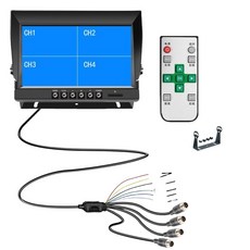 후방카메라 특수차량 버스 대형차량 자동차 화물차 중장비 건설기계 트럭 룸, 1. 공식 표준, 1. 멀티 카메라, 10. 9인치 4채널 음성+야간+64G