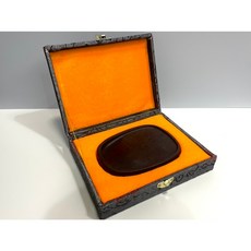 正大筆莊 橢圓紅端 大手掌硯 端硯 硯台 磨墨 書法 國畫 墨盤, 1個