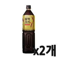하이트진로 블랙보리 오리지널, 1.5L, 2개