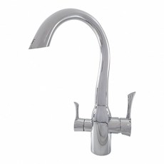 蝴蝶衛浴【無鉛廚房水龍頭】LF無鉛認證 MIT台製 微笑標章 三用水龍頭 飲水用龍頭, 1個, 單主體+無鉛外牙+止水帶