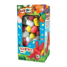 Donerland 韓國 魔法玉米黏土 遊戲桶 小球 花朵 大球 兒童黏土 美勞手作 迷你黏土, 1個, 甲蟲 / 2643, Multicolor