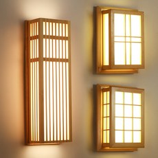 술집 창문 일식집 벽조명 실내 상품 조명 이자카야 벽부등 작은 장식등, 03.D형 10W 3색 LED