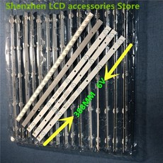 LCD TV 백라이트 바 400S8606X8-A0035 E34036 40S-4-10 1.00.1.388015S01R V1 94V-O DY-01 388MM 6V 5LED 1, 90피스, 하나, 1개