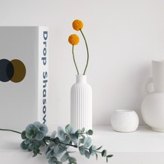 골든볼 폼폼 조화, 1개, Orange