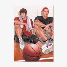 더퍼스트 슬램덩크 펠트 패브릭포스터, FP슬램A_26_투샷, A4