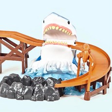 불에빠지는 변색 미니카 상어터널장난감 남아 어린이