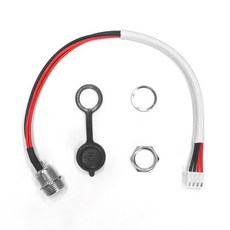 밸런스 스쿠터용 4선 안전 전기 충전 포트 손쉬운 직접 교체 설치 수정 필요 없음, 1 팩