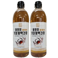 홍영의 붉은대게 백간장, 980ml, 2개