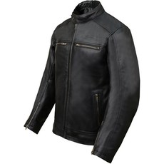 Kaedear 오토바이 가죽 자켓 남자 라이더 자켓 봄/가을 방풍 양 가죽 보호대 단일 보호 라이딩 가죽 자켓 KDR-RC-J2, 상세페이지 참조