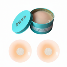 손님상회 여성 실리콘 니플패치 원형, 12개