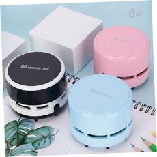 책상 위 지우개 가루 흡입 미니 청소기 학생 사무실 연필 먼지 제거 데스크 정리, 1개, 핑크