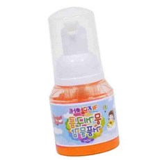 거품물감 40ml 형광 주황 상상력확장 자유표현연습 일상놀이시간 정서안정도움 어린이실내놀이