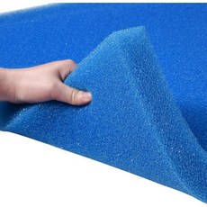 바이오 필터 폼 스펀지 20인치 x 1.6인치 25PP 매체 패드 맞춤형 크기 폼 수족관 어항용, (20"x20"x1.6"(25PPI)