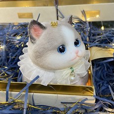뚱냥이스퀴시 고급 고양이 피규어 스퀴시 말랑이 스트레스해소, B
