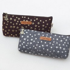 은하수필통만들기 / 필통 만들기 diy 패키지 바느질 수업 파우치 퀼트 펠트, 브라운, 1개