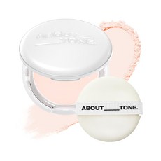 ABOUT TONE 蜜粉餅 輕盈持妝 隱形毛孔 打造自然透亮美肌, 白盒輕透控油蜜粉餅, 1個