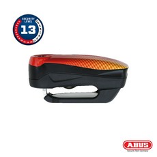 ABUS DETECTO 7000 RS1 德國機車防盜鎖 警報碟煞鎖 台灣摩斯達公司貨, 音速紅, 1個