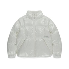 [내셔널지오그래픽] 키즈 K254UPD902 글로시 패딩 점퍼 IVORY