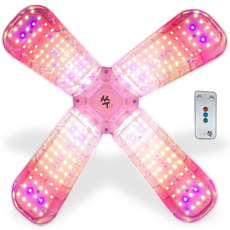 타이머등 쑤우기 식물등 LED 날개 식물생장등 성장조명, 전구색, 1개