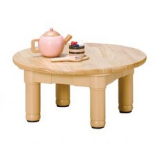 ss235 고무나무 소꿉놀이책상B형230mm/원목 놀이 교구